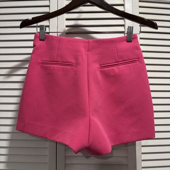 Zara Women’s Skort Pink Size Xs Skirt Shorts , Asymmetric, Side Zip - Picture 3 of 4